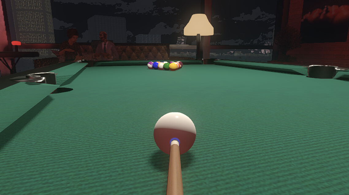 Friends Play Pool #8