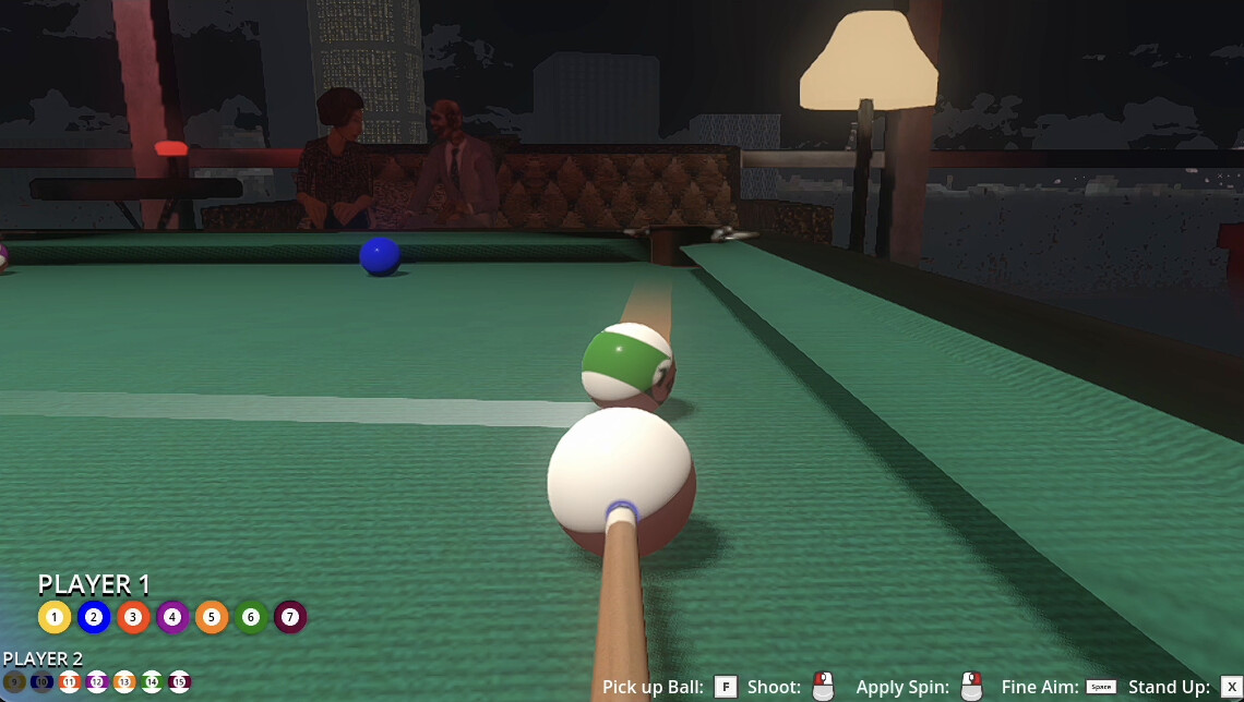 Friends Play Pool #0