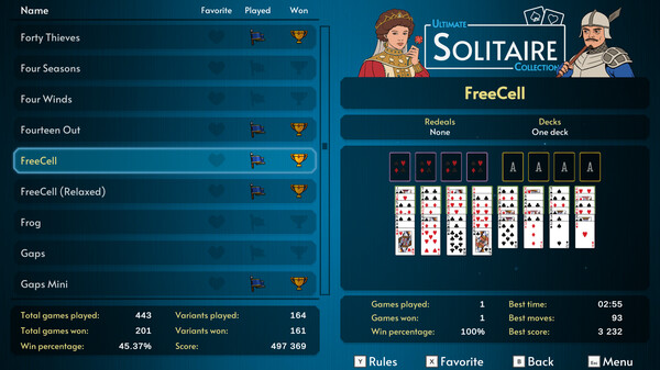 Скриншот из Ultimate Solitaire Collection