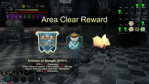 Widow in the Endless Labyrinth game for Linux 1