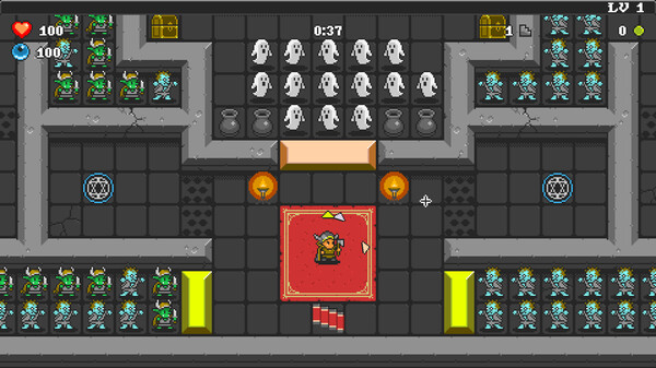 Скриншот из Pixel Descent