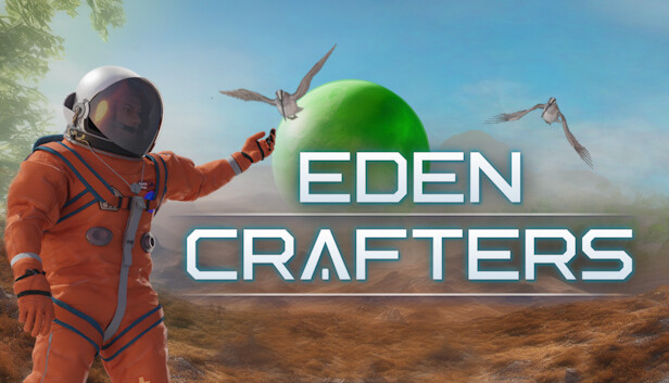 Imagen de la cápsula de "Eden Crafters" que utilizó RoboStreamer para las transmisiones en Steam