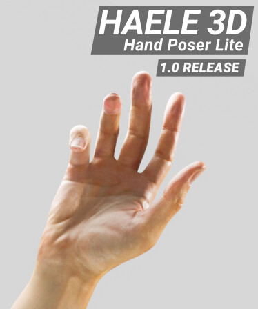 HAELE 3D - Hand Poser Lite