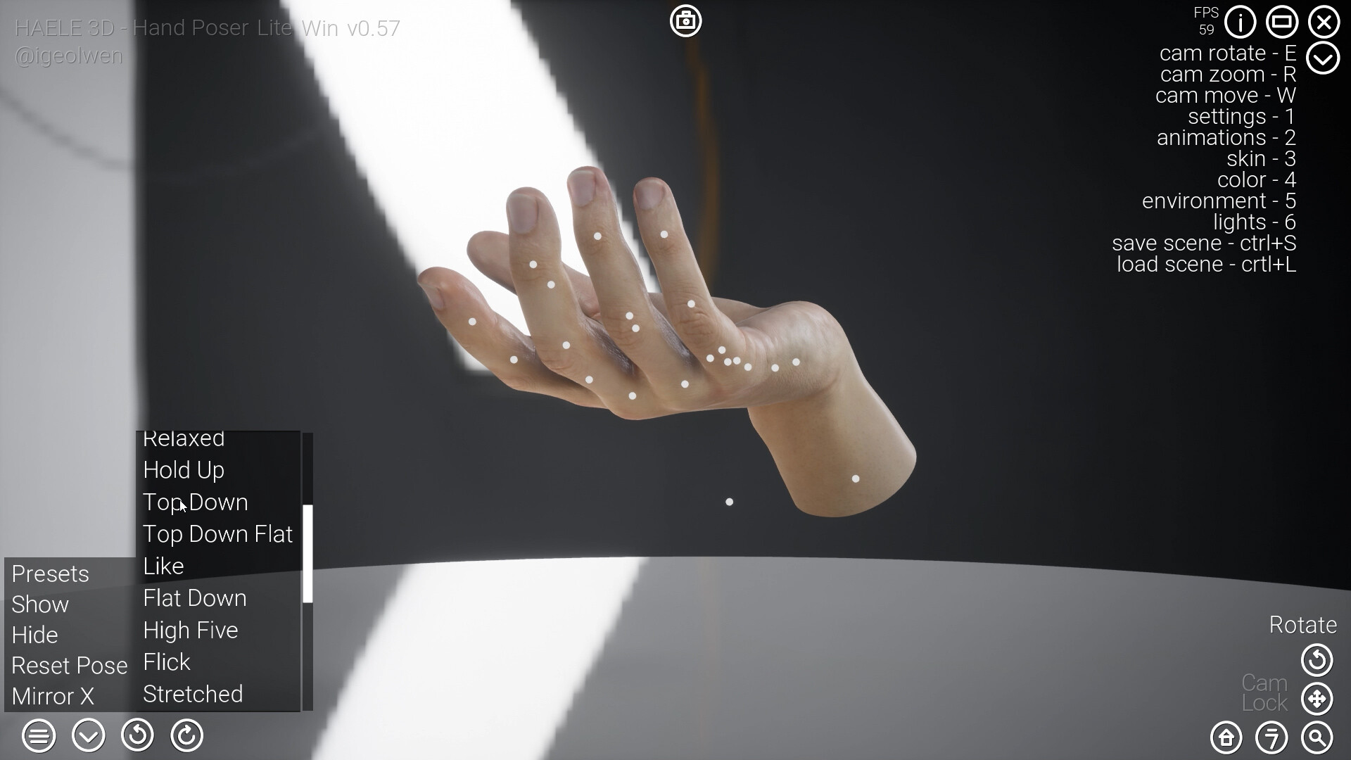 HAELE 3D - Hand Poser Lite #18