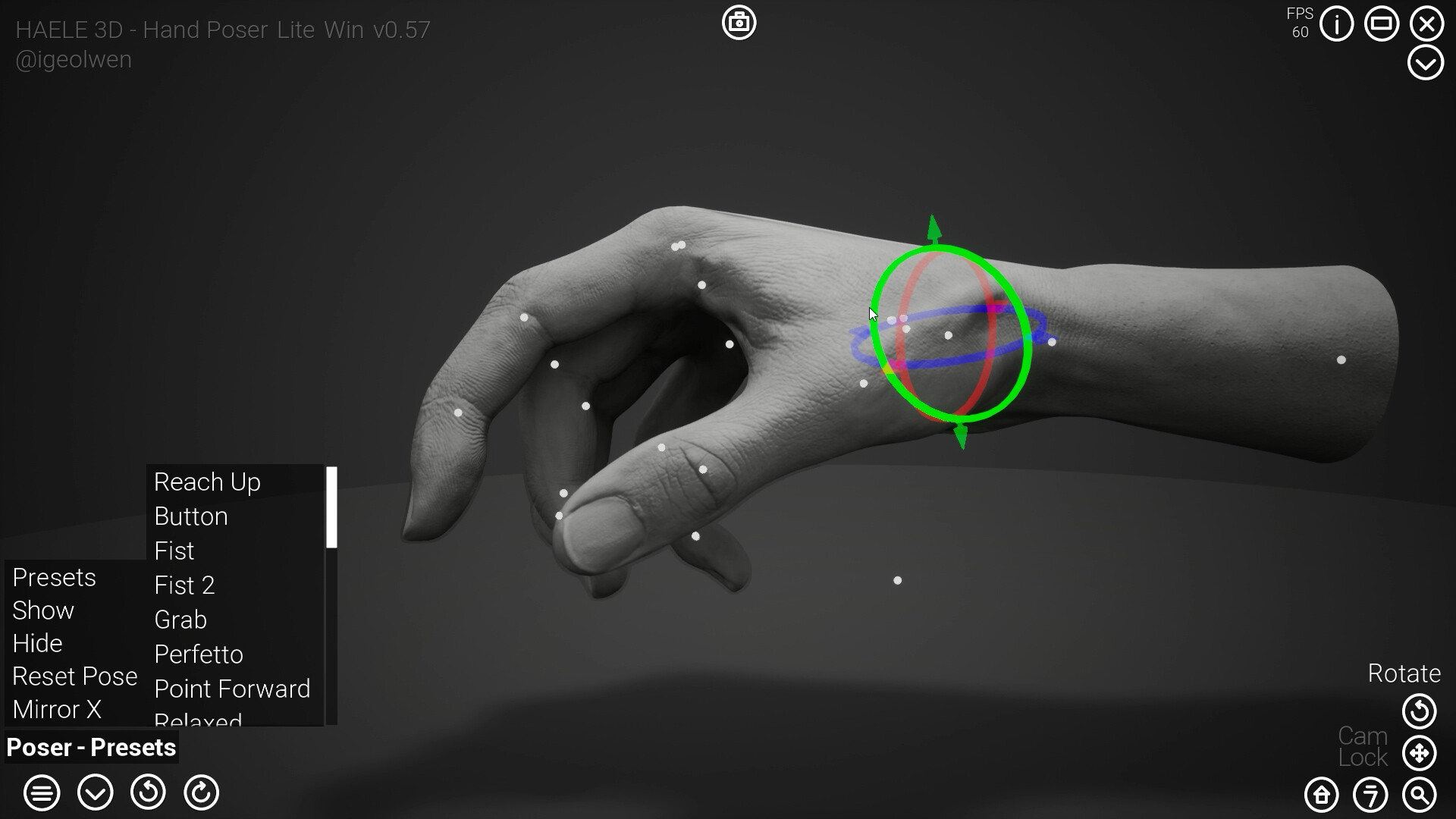 HAELE 3D - Hand Poser Lite #7