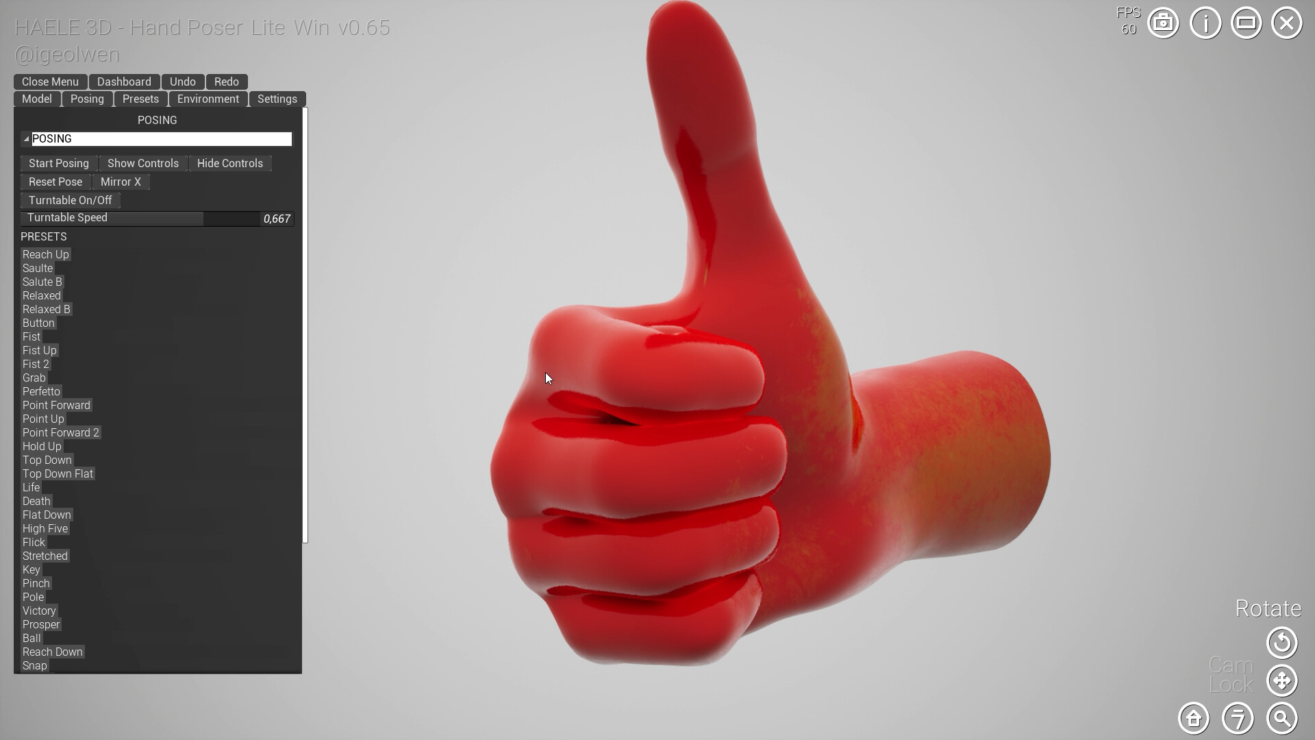 HAELE 3D - Hand Poser Lite #28