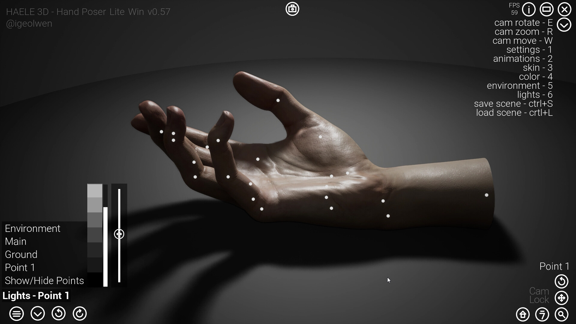 HAELE 3D - Hand Poser Lite screenshot screenshot 11