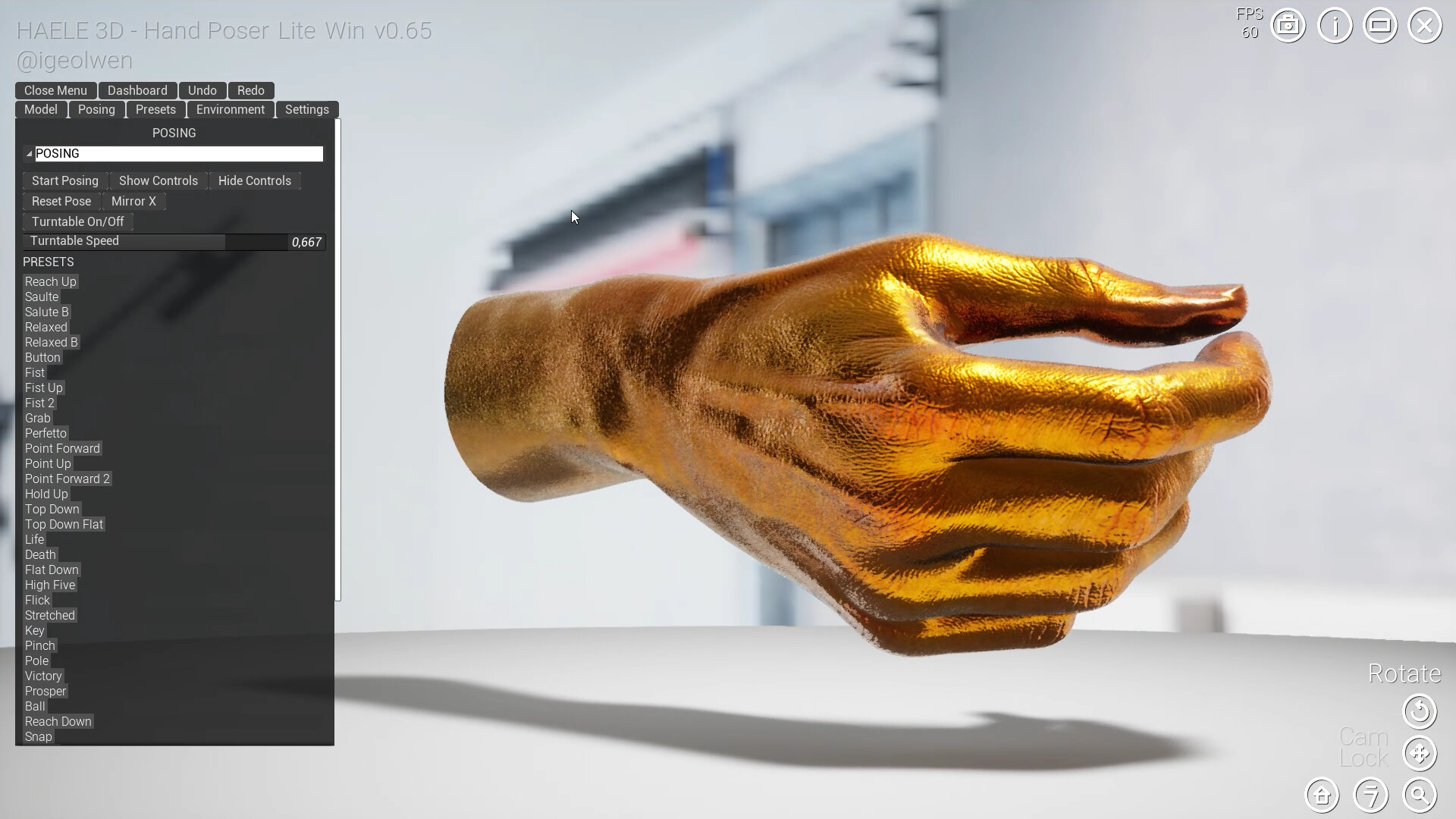 HAELE 3D - Hand Poser Lite #4