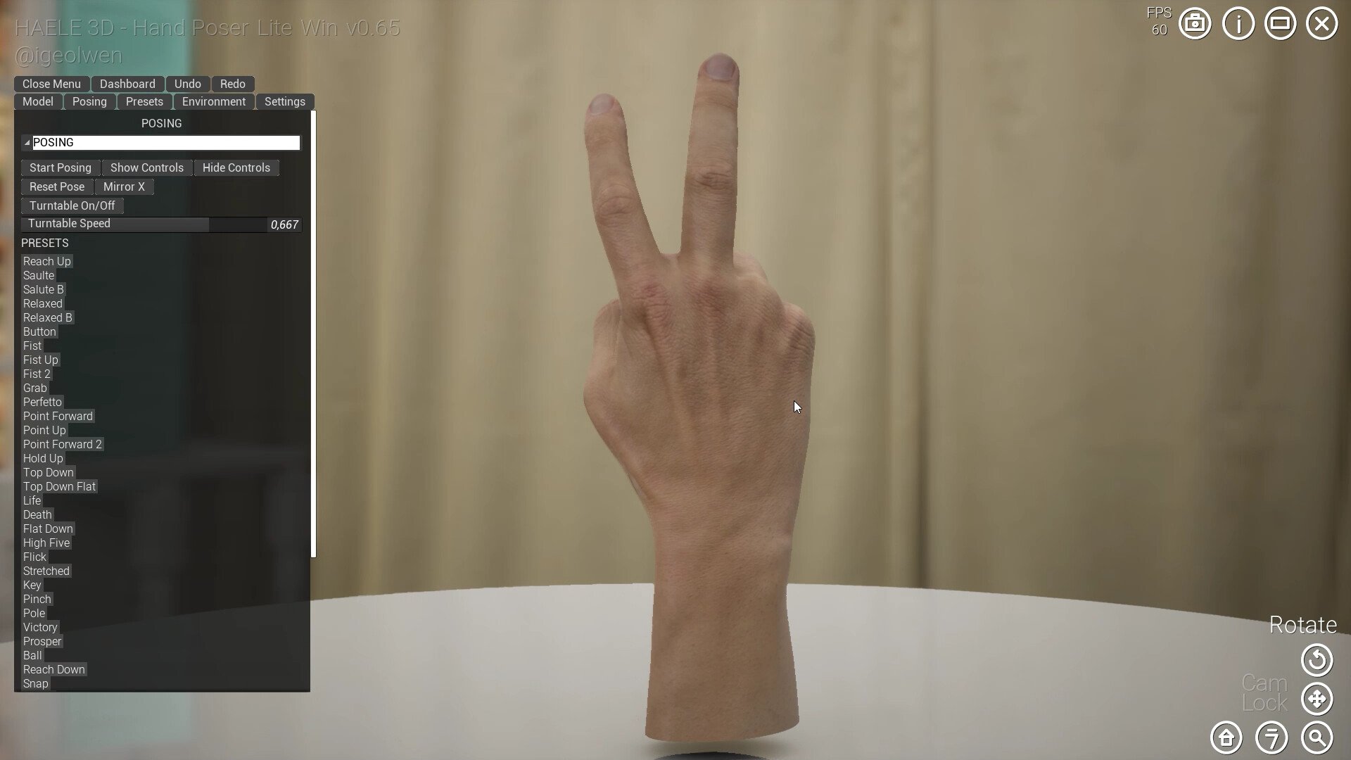 HAELE 3D - Hand Poser Lite #29