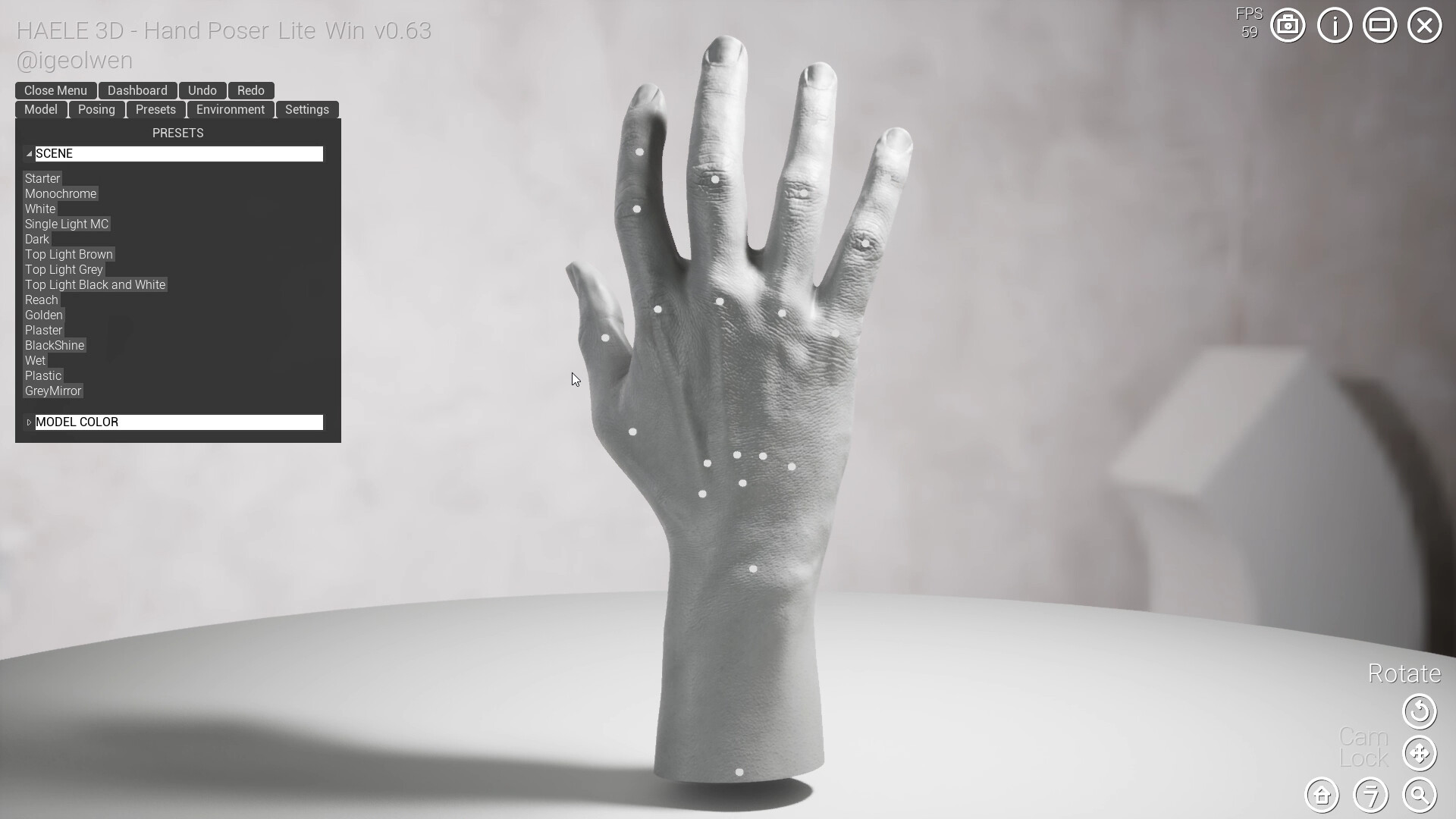 HAELE 3D - Hand Poser Lite #5