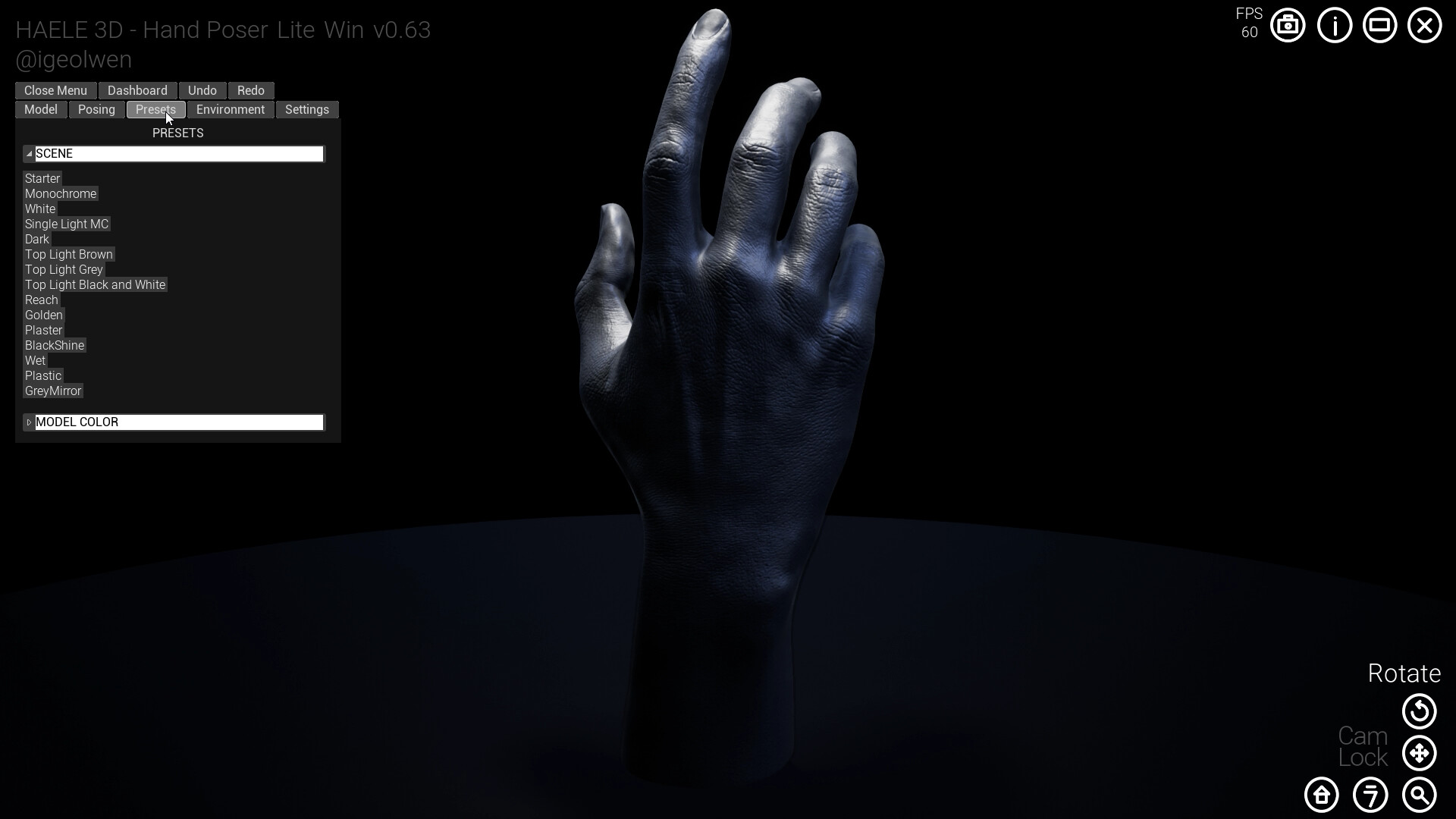 HAELE 3D - Hand Poser Lite screenshot screenshot 22