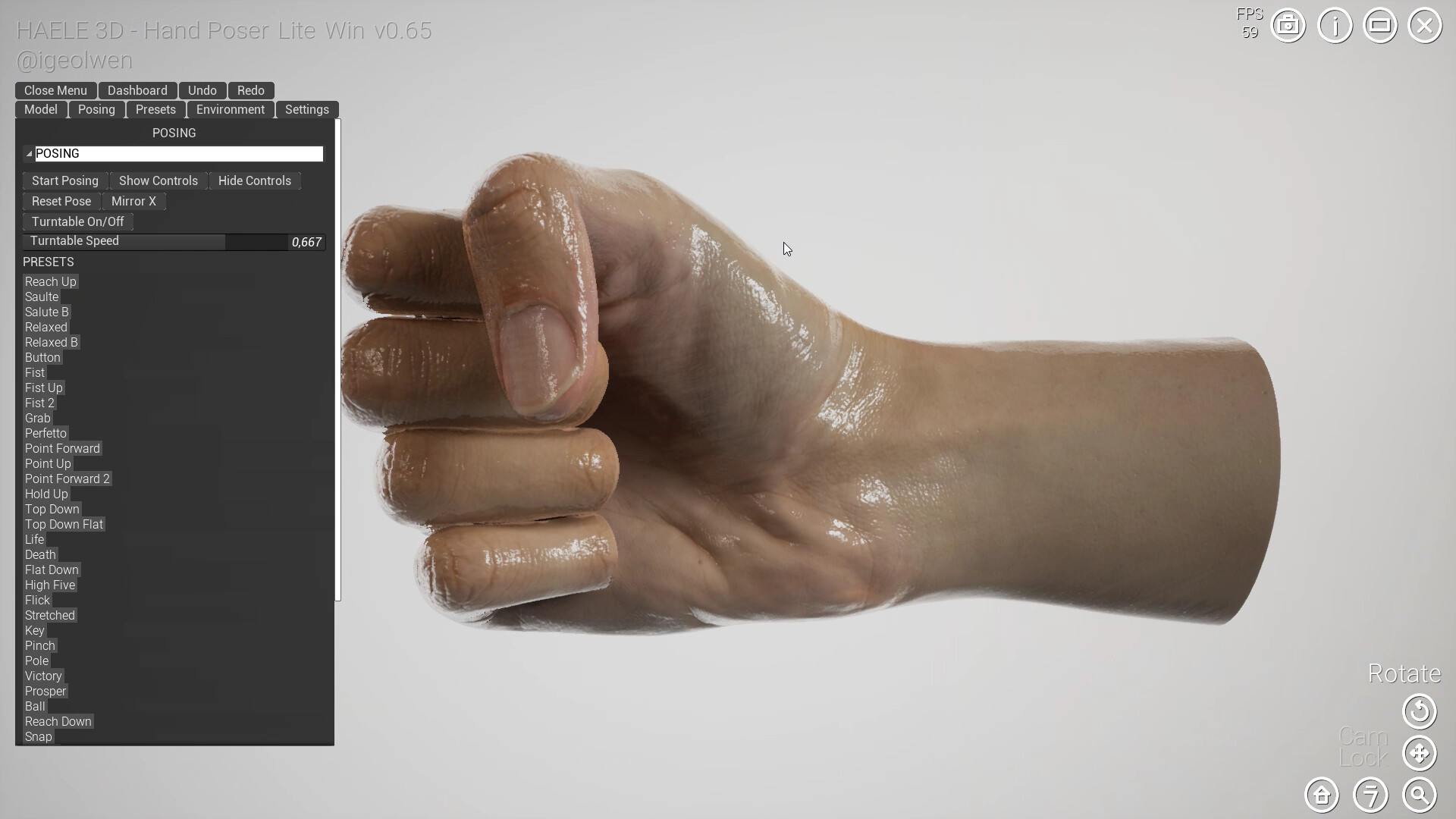 HAELE 3D - Hand Poser Lite #27