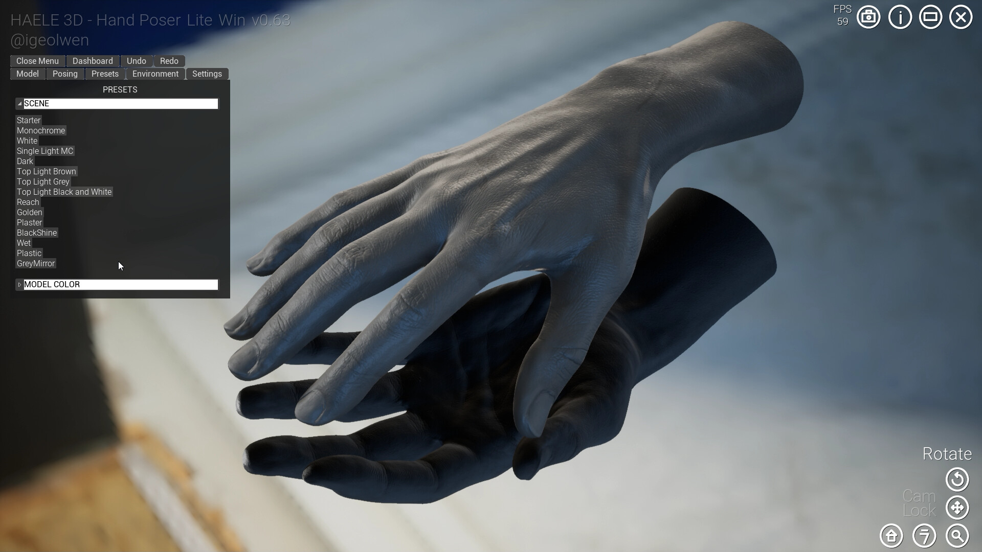 HAELE 3D - Hand Poser Lite #26