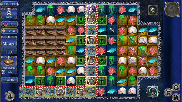 Скриншот из Jewel Match Aquascapes 2 Collector's Edition