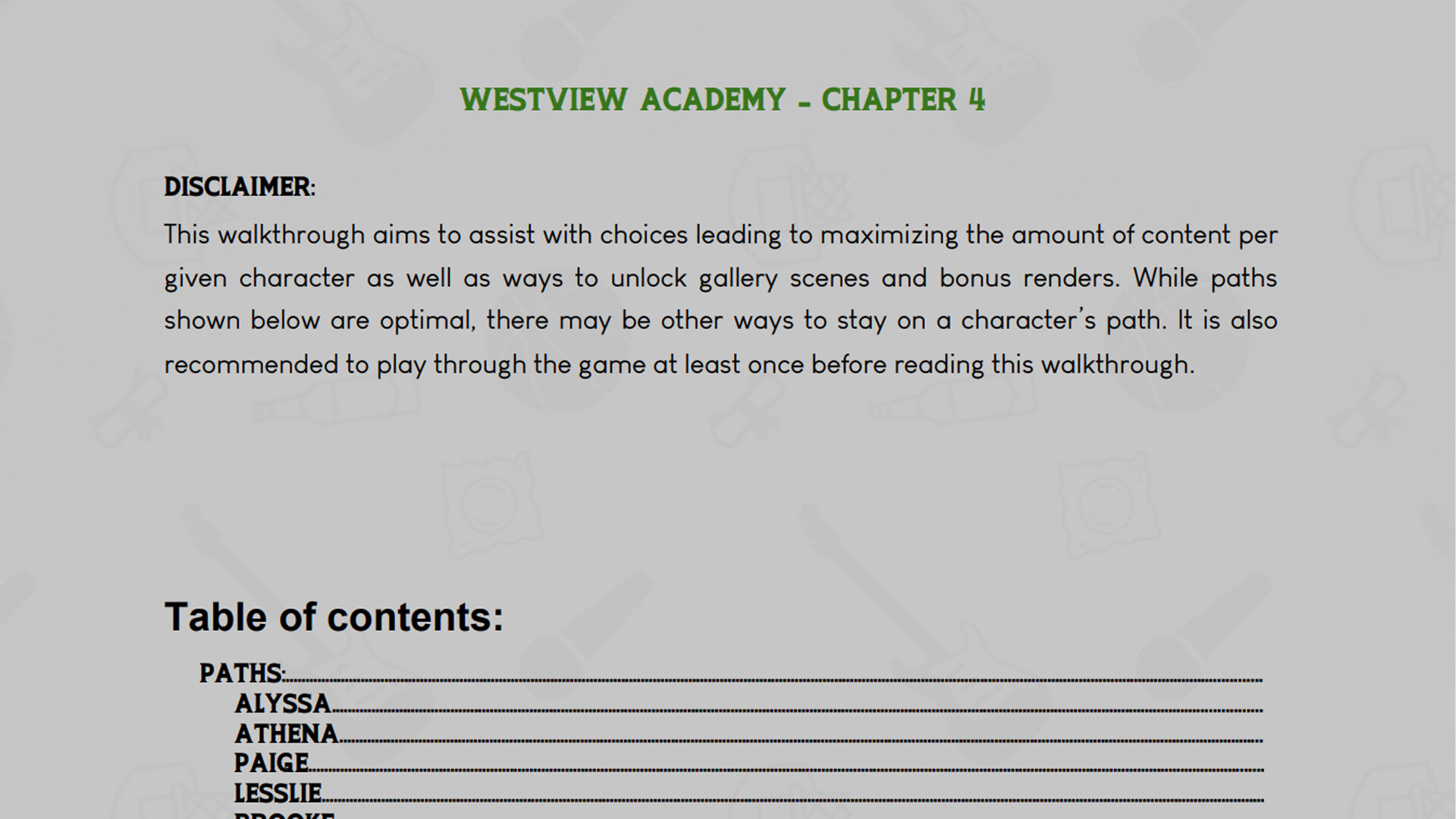 Westview Academy - Season 1 Walkthrough #2