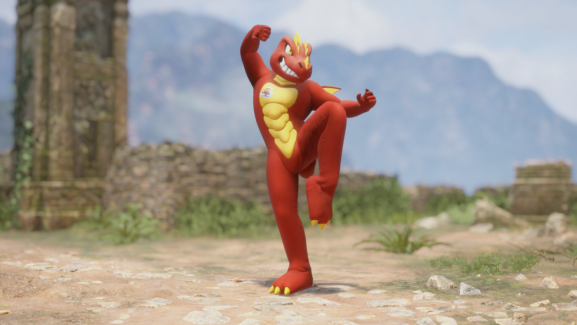 Exoprimal - Zephyr Alpha Fire Dragon Set screenshot screenshot 2