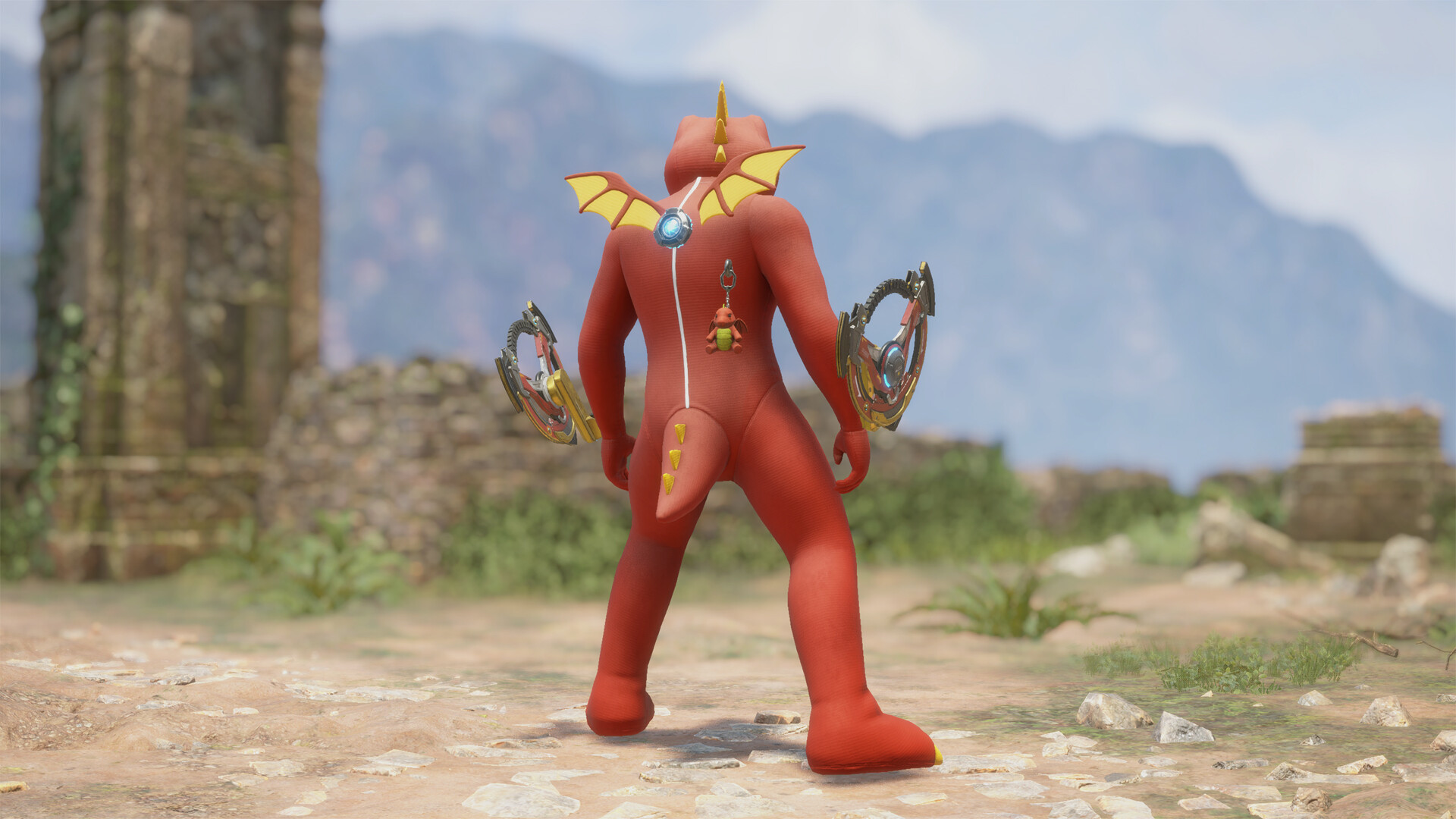 Exoprimal - Zephyr Alpha Fire Dragon Set screenshot screenshot 1