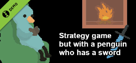 Strategy game but with a penguin who has a sword Demo