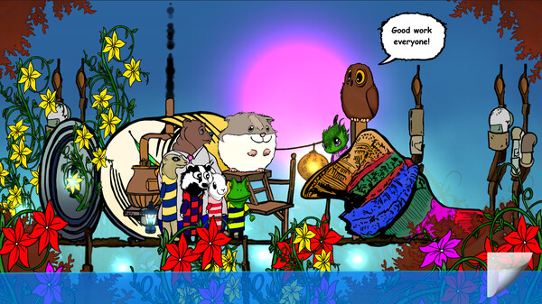 Скриншот из Visual novel for the kids: Lumi And Baby - Hamster And Baby Dragon
