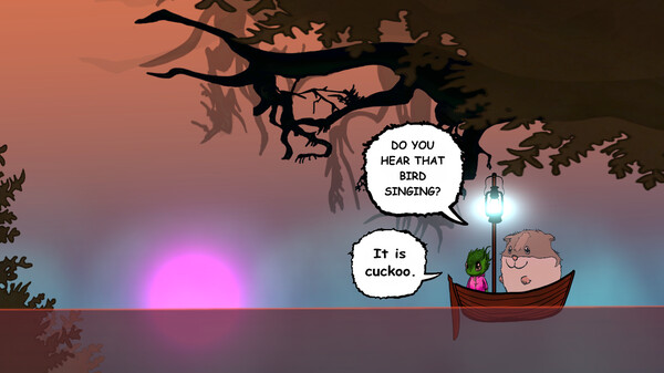 Скриншот из Visual novel for the kids: Lumi And Baby - Hamster And Baby Dragon