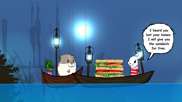 Скриншот из Visual novel for the kids: Lumi And Baby - Hamster And Baby Dragon