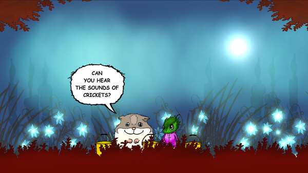 Скриншот из Visual novel for the kids: Lumi And Baby - Hamster And Baby Dragon