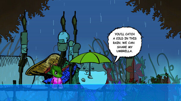 Скриншот из Visual novel for the kids: Lumi And Baby - Hamster And Baby Dragon