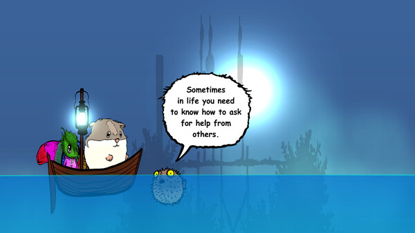 Скриншот из Visual novel for the kids: Lumi And Baby - Hamster And Baby Dragon