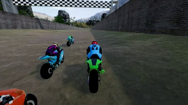 Скриншот из Extreme Bike Racing