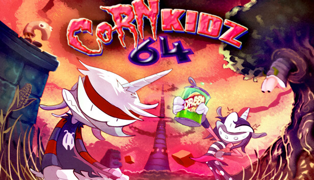Corn Kidz 64 game. Corn Kidz game. Corn Kidz 64 game Art. Corn kidz 64