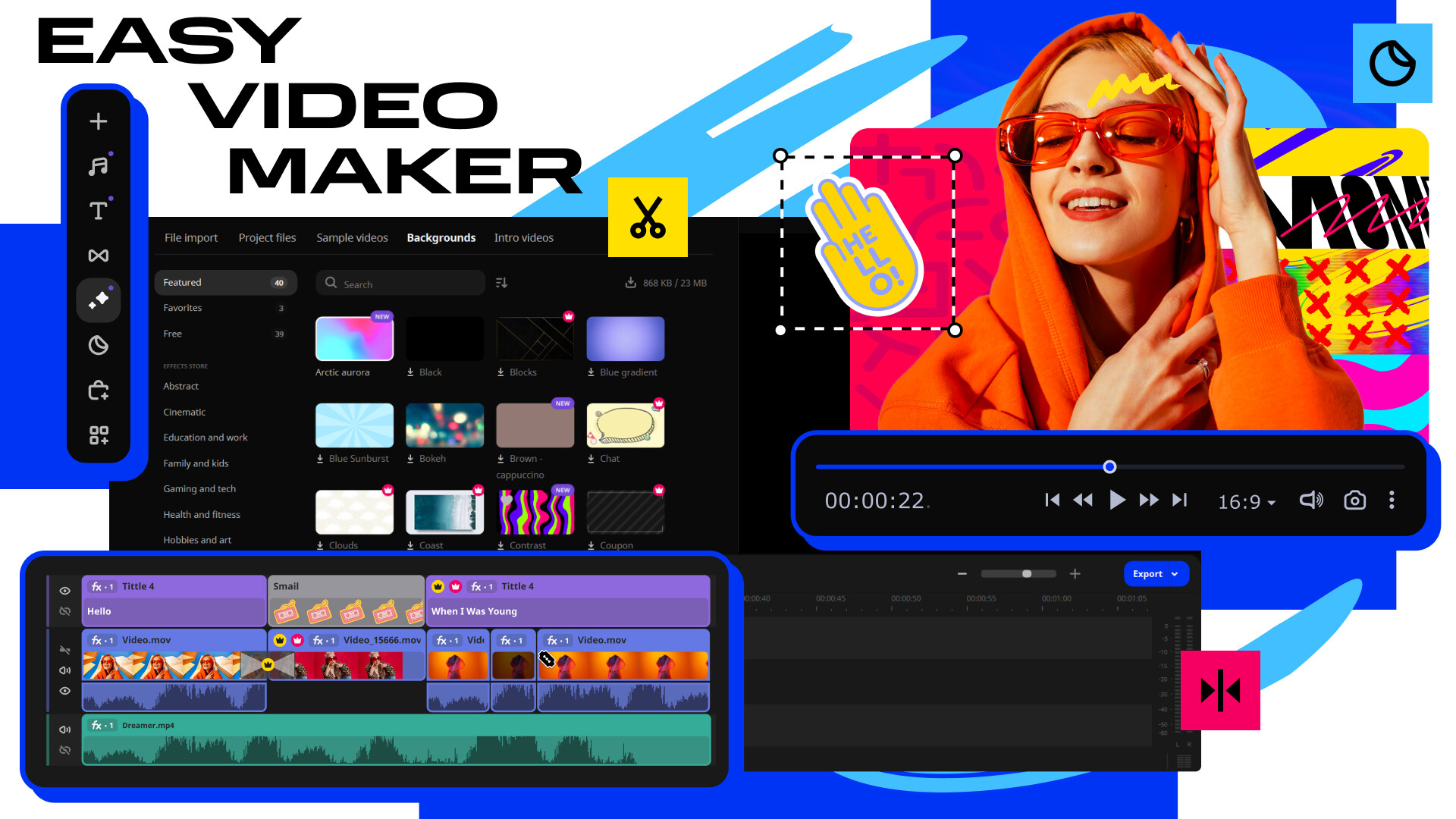 Movavi Video Editor 2024 from Movavi — reviews and system requirements