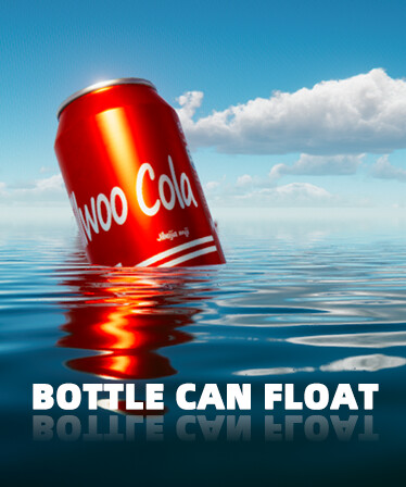 Bottle Can Float