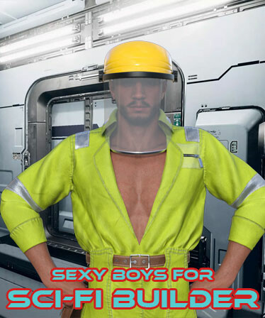 Sexy boys for Sci-fi builder