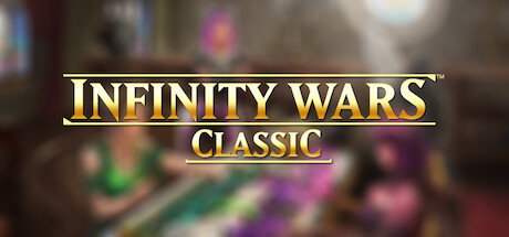 Steam header art for Infinity Wars: Animated Trading Card Game