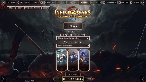 скриншот Infinity Wars - Animated Trading Card Game 0