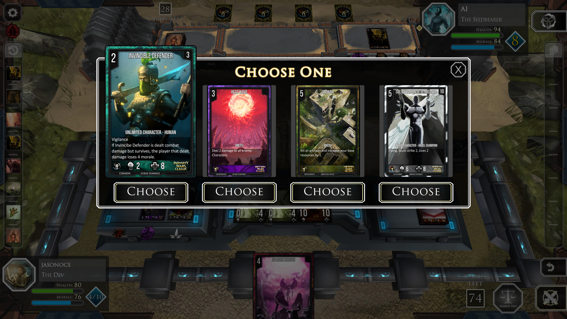 Infinity Wars - Animated Trading Card Game - играть бесплатно в Стим Infinity Wars - Animated Trading Card Game - играть бесплатно в Стим