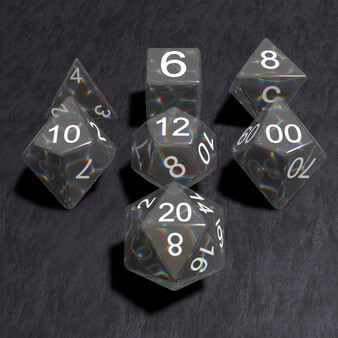 True Dice Roller - Plain Glass Dice