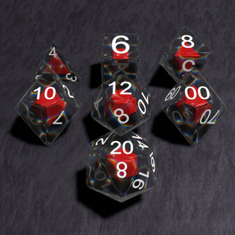 True Dice Roller - Meta Core Glass Dice