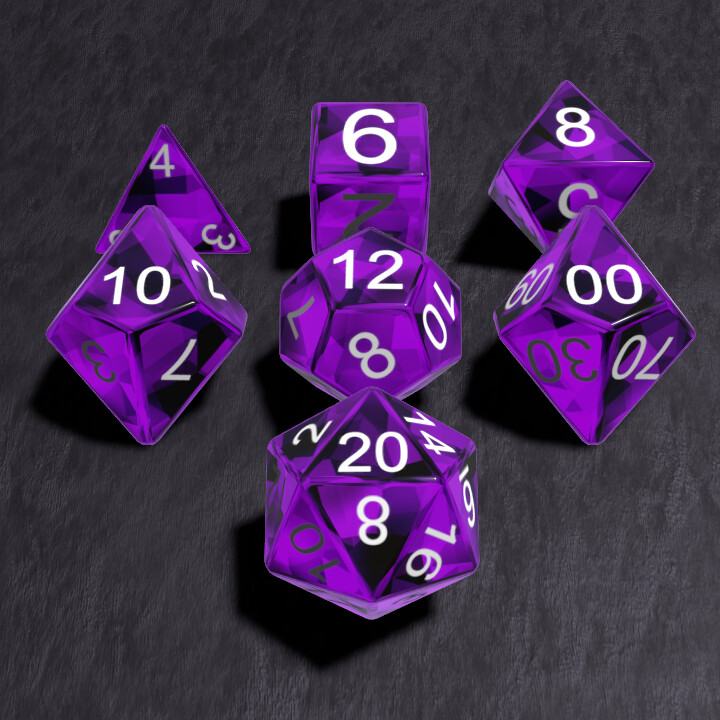 True Dice Roller Amethyst Gem Dice on Steam