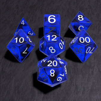 True Dice Roller - Sapphire Gem Dice