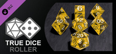 True Dice Roller - Topaz Gem Dice