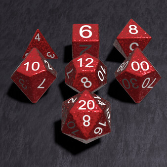 True Dice Roller - Rose Glitter Dice