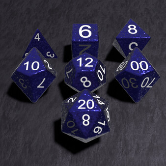 True Dice Roller - Night Glitter Dice