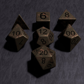 True Dice Roller - Scrap Metal Dice