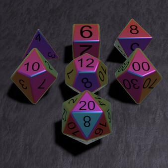 True Dice Roller - Fresnel Metal Dice