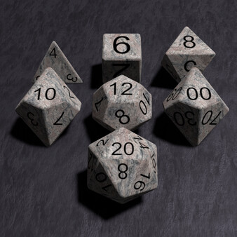 True Dice Roller - Sensible Stone Dice
