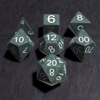 True Dice Roller - Swedish Marble Stone Dice