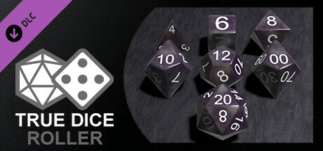 True Dice Roller - Polished Obsidian Stone Dice