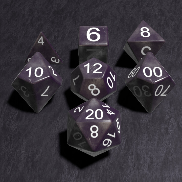 True Dice Roller Polished Obsidian Stone Dice on Steam