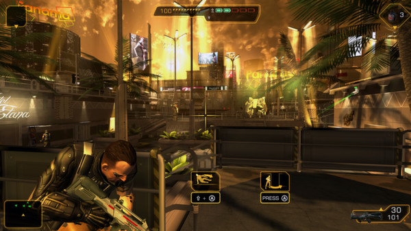скриншот Deus Ex: The Fall 1